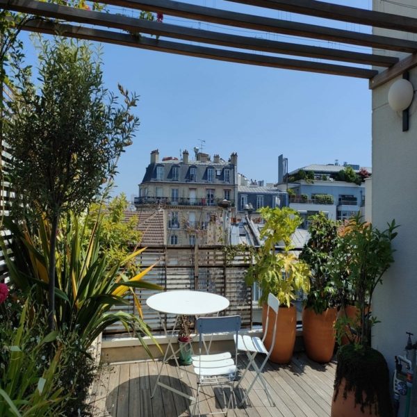 Balcoon paysagiste terrasse paris 12 au soleil repas