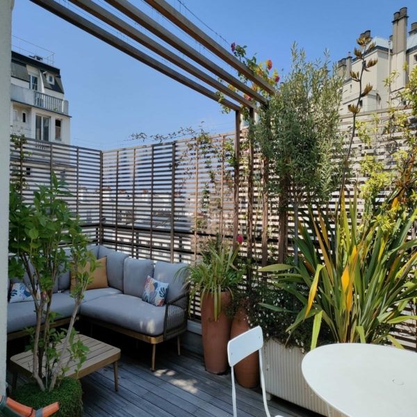 Balcoon paysagiste terrasse paris 12 claustras design salon