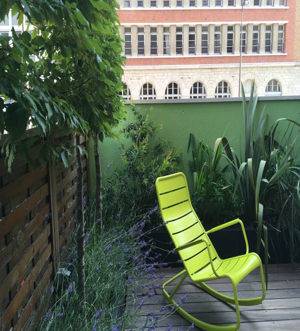 Balcoon terrasse paysagiste paris 14 rocking chair luxembourg fermob