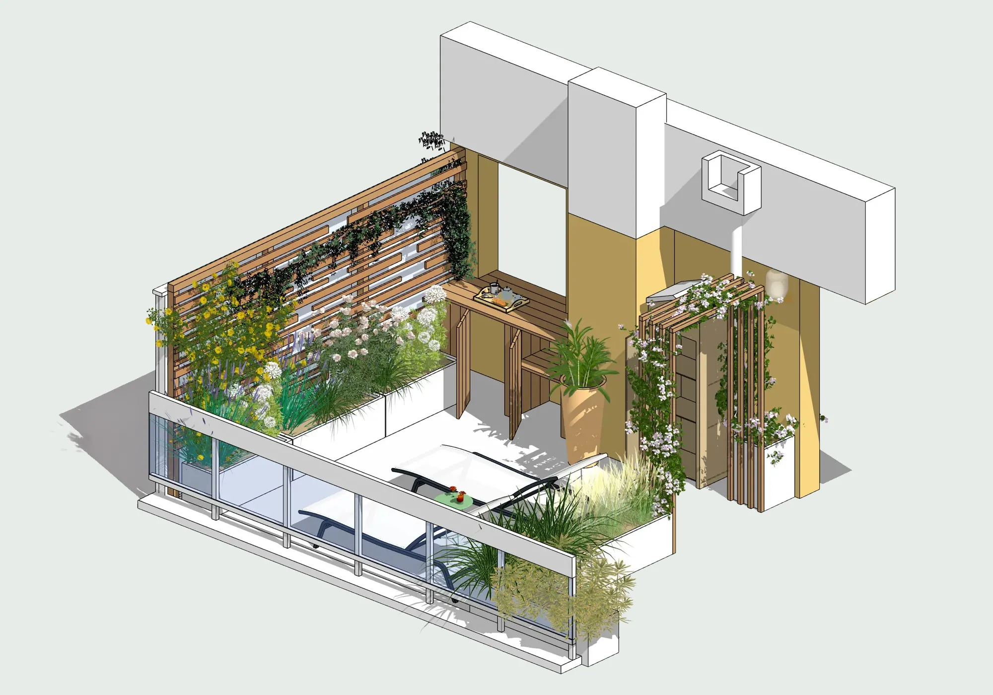 Pourquoi faire appel à un paysagiste concepteur pour votre terrasse, balcon ou rooftop? 1 Le processus creatif d un paysagiste concepteur